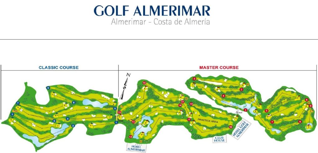 Almerimar Golf Course Map
